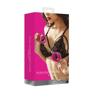 Plush Leather Handcuffs SHOTS