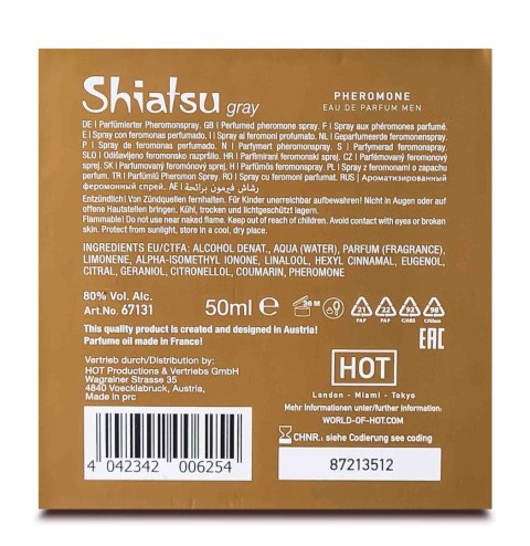 SHIATSU Pheromon Fragrance man grey 50 ml HOT Productions & Vertriebs GmbH