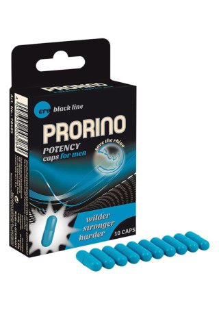 Supl.diety-PRORINO Men- 10pcs black line Potency Caps HOT Productions & Vertriebs GmbH