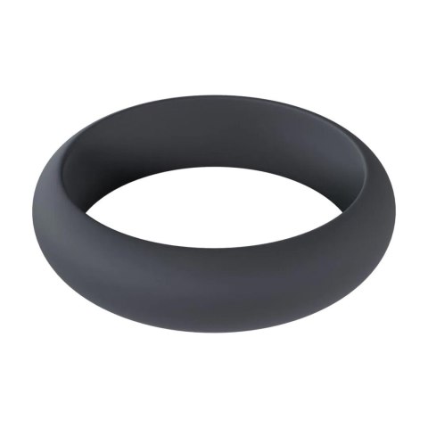 Wide O Silicone Cockring - S - 30mm - Black SHOTS