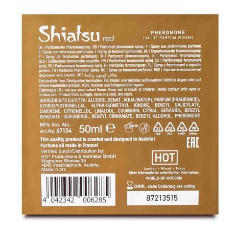 SHIATSU Pheromon Fragrance woman red 50 ml Boss of toys
