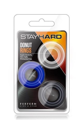 STAY HARD DONUT RINGS ASSORTED Boss of toys