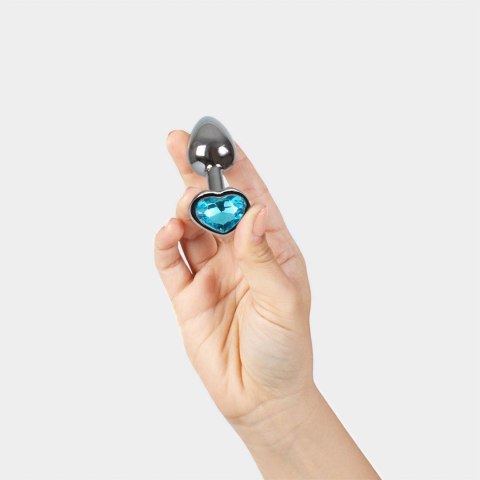 BLUE HEART METAL BUTT PLUG S Secret Play - FEMARVI S.L.