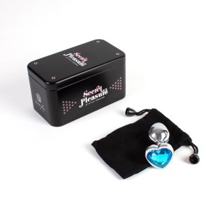 BLUE HEART METAL BUTT PLUG S Secret Play