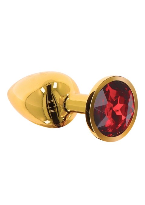 Butt Plug With Diamond Jewel M Gold SCALA