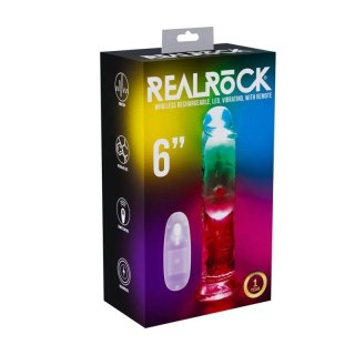 LED Vibrating Straight Cock - 15 cm - Transparent Boss of toys