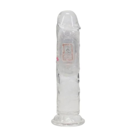 LED Vibrating Straight Cock - 15 cm - Transparent Boss of toys