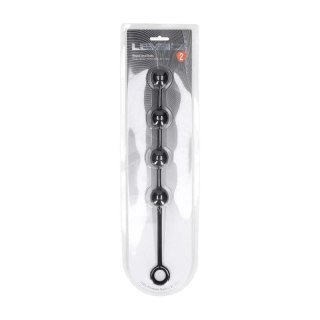 Round Silicone Anal Balls - M - 30mm - Black Boss of toys