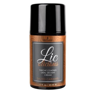Sensuva - Lic-o-licious Oral Delight Cream Salted Caramel 50 Boss of toys