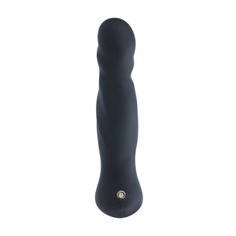 Vibrating and Thrusting Silicone Prostate Massager - Black Boss of toys