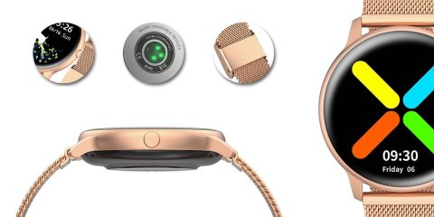 Damski SMARTWATCH G.Rossi SW015-4 Różowe złoto G.Rossi