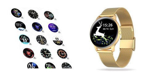 Damski SMARTWATCH G.Rossi SW015-5 Złoty G.Rossi