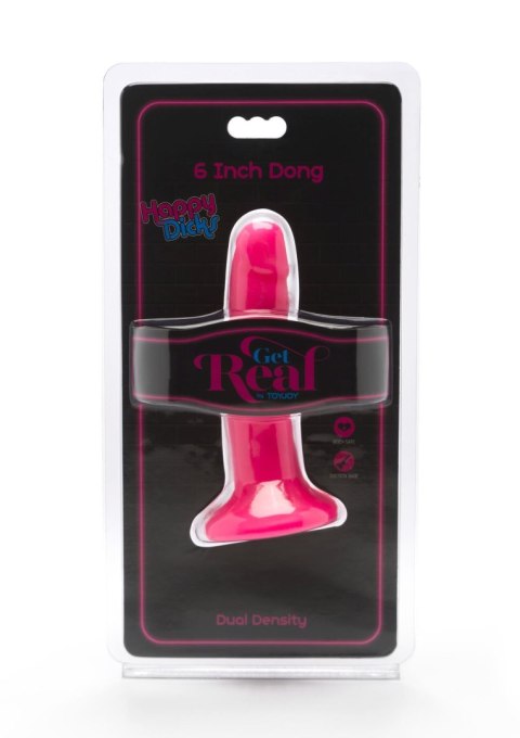 Dildo realistyczne Happy Dicks ToyJoy różowe 15 cm TOYJOY