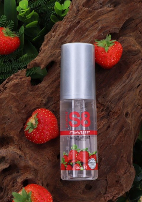 Lubrykant smakowy S8 truskawkowy 125 ml Stimul8 S8