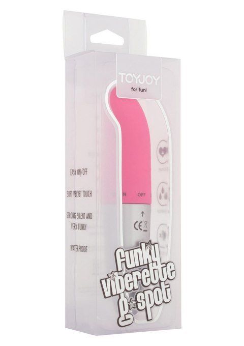 Mini wibrator punktu G ToyJoy Viberette różowy TOYJOY