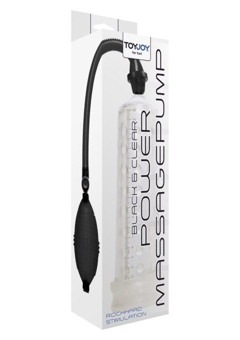 Power Massage Pump with Sleeve Transparent TOYJOY