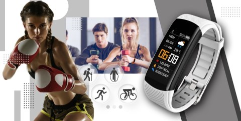 Smartwatch GIEWONT Czarno Biały 2 Paski GW200-2 Giewont