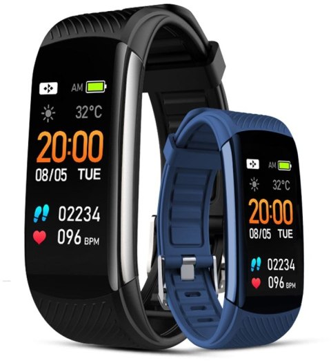 Smartwatch GIEWONT Czarno Granatowy 2 Paski GW200-6 Giewont