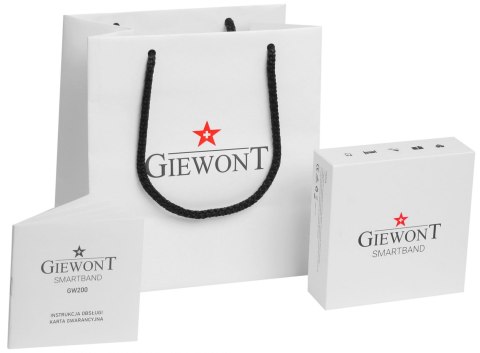 Smartwatch GIEWONT Czarno Zielony 2 Paski GW200-5 Giewont