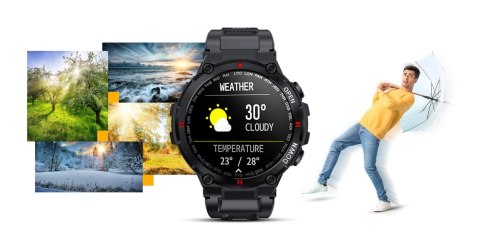 Smartwatch GIEWONT Czarny GW430-1 Giewont
