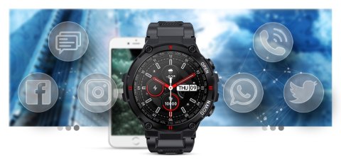 Smartwatch GIEWONT Czarny GW430-1 Giewont