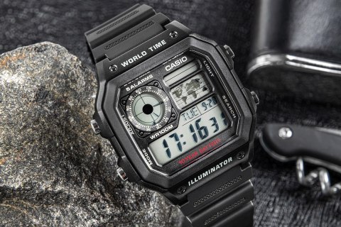 Zegarek Męski CASIO AE-1200WH-1AVEF + BOX CASIO