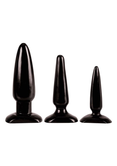 Zestaw korków analnych Colt Trainer Kit Calexotics czarny PVC CalExotics