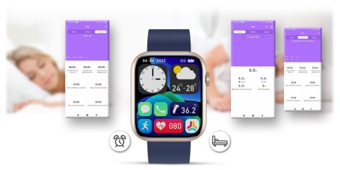 Smartwatch Damski Gravity GT3-4 Różowo-Granatowy Gravity