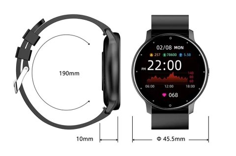 Smartwatch GIEWONT Czarny GW120-2 Pro Giewont
