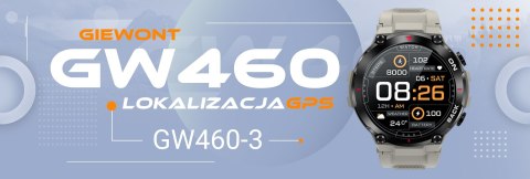 Smartwatch GIEWONT Pionier GPS GW460-3 - Light Stone Giewont