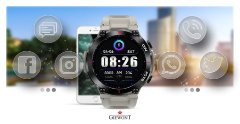 Smartwatch GIEWONT Pionier GPS GW460-3 - Light Stone Giewont