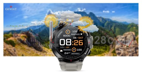 Smartwatch GIEWONT Pionier GPS GW460-3 - Light Stone Giewont