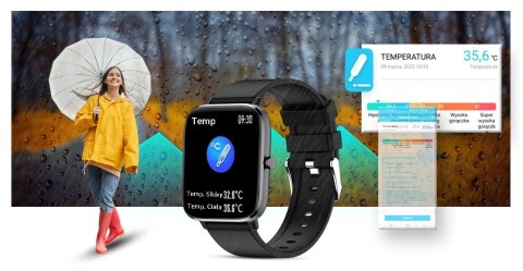 Smartwatch Giewont Czarny GW230-2 Giewont
