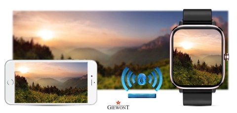 Smartwatch Giewont Różowo-Czarny GW230-3 Giewont