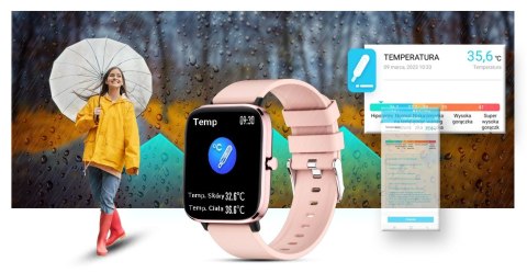 Smartwatch Giewont Różowy GW230-1  Giewont