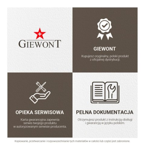 Zegarek Damski GIEWONT GW1970-1 Giewont