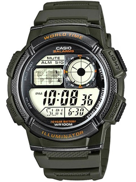 Zegarek Męski CASIO AE-1000W-3AVDF + BOX CASIO