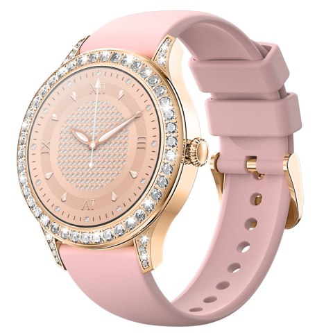 Smartwatch Damski VELTORI VT360-1 Różowy Pasek Silikonowy VELTORI