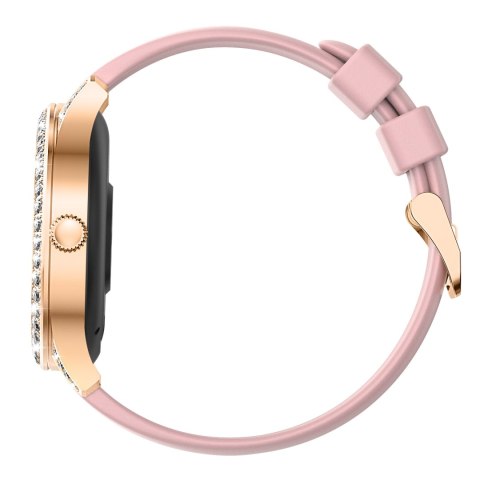 Smartwatch Damski VELTORI VT360-1 Różowy Pasek Silikonowy VELTORI
