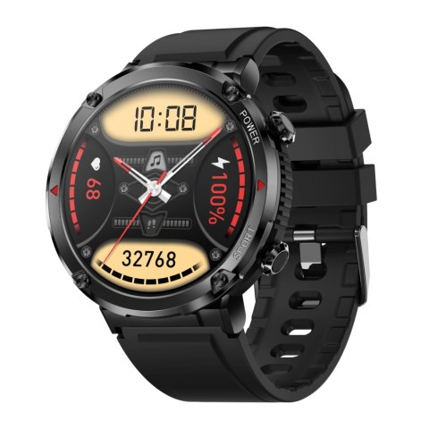 Smartwatch Gravity GT21-3 + Czarny Pasek Silikonowy Gravity