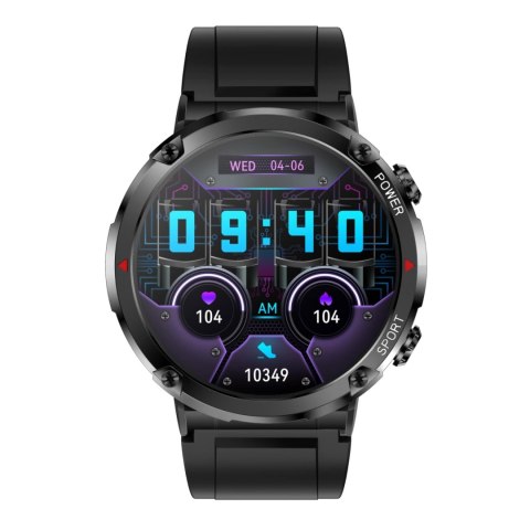 Smartwatch Gravity GT21-3 + Czarny Pasek Silikonowy Gravity