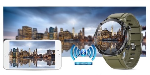 Smartwatch Gravity GT21-7 + Czarny Pasek Silikonowy Gravity