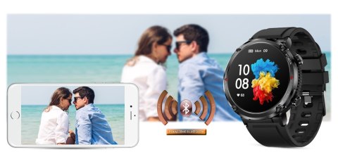 Smartwatch Gravity GT21-7 + Czarny Pasek Silikonowy Gravity