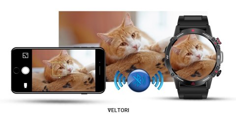 Smartwatch VELTORI VT110-1 Czarny Pasek Silikonowy VELTORI