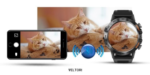Smartwatch VELTORI VT120-1 Czarny Pasek Silikonowy VELTORI