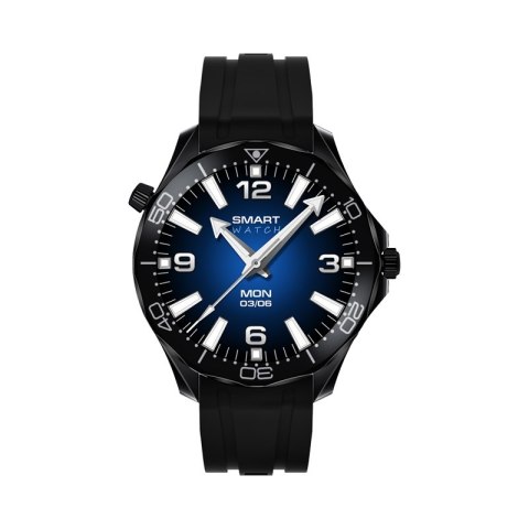 Smartwatch VELTORI VT150-1 Czarny Pasek Silikonowy + Czarna Bransoleta VELTORI
