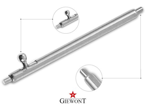 Teleskop GIEWONT Stalowy 20 mm do Pasek/Bransoleta SMARTWATCH GWT20 Giewont
