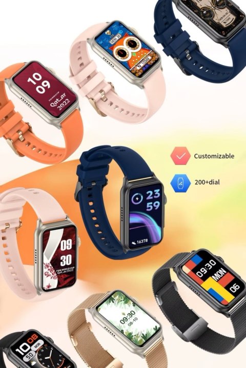 Smartwatch Damski RUBICON RNCF06 Black SMARUB222 RUBICON