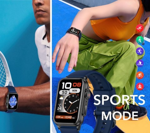 Smartwatch Damski RUBICON RNCF06 Black SMARUB222 RUBICON