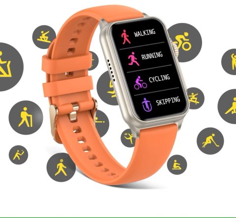 Smartwatch Damski RUBICON RNCF06 Black SMARUB222 RUBICON
